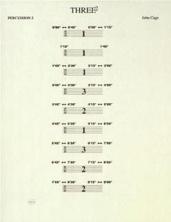 Three/2 For 3 Percussionists von John Cage im Alle Noten Shop kaufen