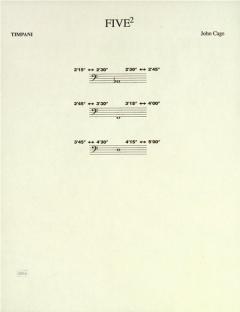 Five 2 von John Cage 