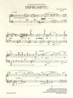Impromtu für Klavier von David Chaitkin im Alle Noten Shop kaufen (Partitur)