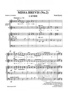 Missa Brevis Nr. 2 (Scott Eyerly) 