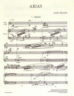 Arias von Leslie Bassett 