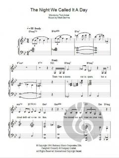 The Night We Called It A Day von Frank Sinatra 