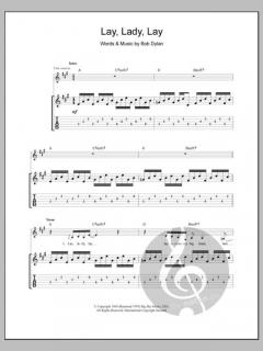 Lay Lady Lay von B. Dylan 