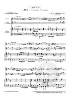 Triosonate c-Moll von Johann Joachim Quantz 