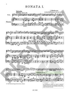 Zwölf Kammersonaten Heft 1 von Johann Mattheson 