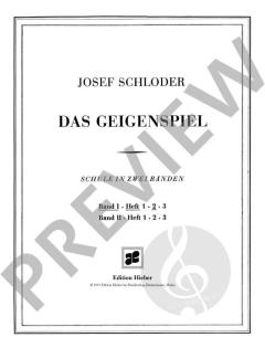 Das Geigenspiel Band 1 Heft 2 von Josef Schloder 