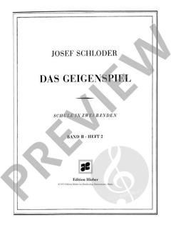 Das Geigenspiel Band 2 Heft 2 von Josef Schloder 