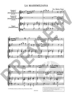 La Massimiliana / La Ioannina von Giovanni Martino Cesare für 2 Cornetti (Zinken) oder 2 Violinen oder andere Melodie-Instrumente und B. c. ad lib. im Alle Noten Shop kaufen