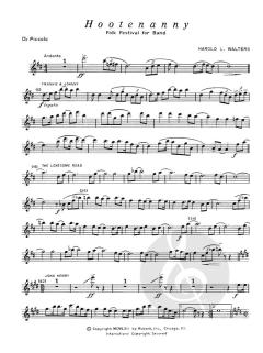 Hootenanny Folk Festival For Band (Harold Walters) 