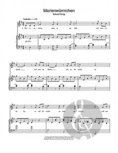 Marienwurmchen von Edvard Grieg 