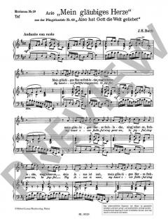 Mein gläubiges Herze von Johann Sebastian Bach 
