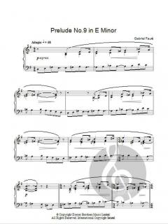 Prelude No. 9 In E Minor von Gabriel Fauré 