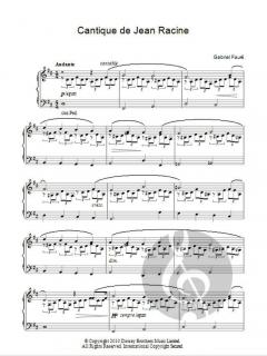Cantique De Jean Racine von Gabriel Fauré 