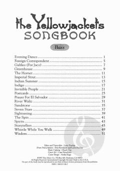 The Yellowjackets Songbook (Jamey Aebersold) 