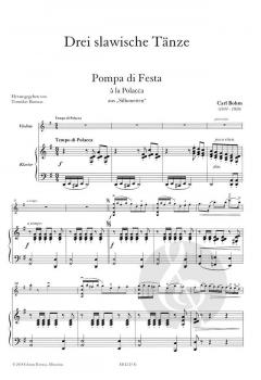 3 slawische Tänze von Carl Bohm 