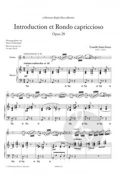 Introduction et Rondo capriccioso op. 28 von Camille Saint-Saëns für Violine und Klavier im Alle Noten Shop kaufen