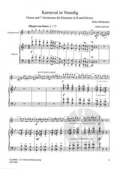 Karneval in Venedig - Variationen von Heinz Bethmann 