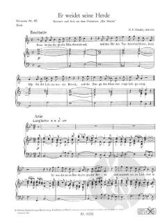 Er weidet seine Herde (Messias) von Georg Friedrich Händel 