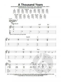 A Thousand Years von Christina Perri 