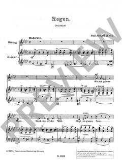 Drei Lieder op. 21/1 von Paul Juon 