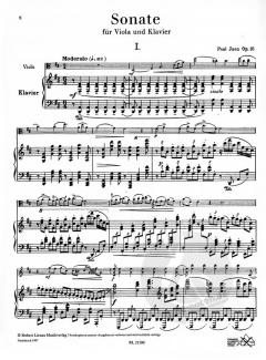 Sonate D-Dur op. 15 von Paul Juon 
