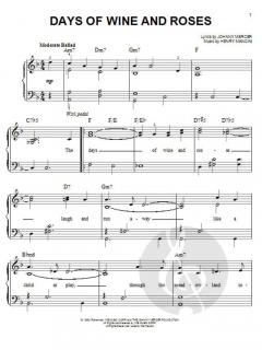 Days Of Wine And Roses von Henry Mancini 
