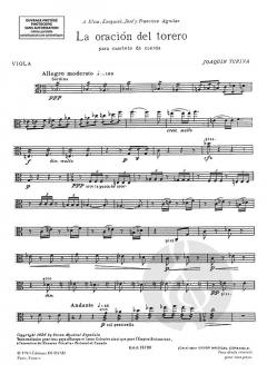 La Oracion Del Torero von Joaquin Turina 