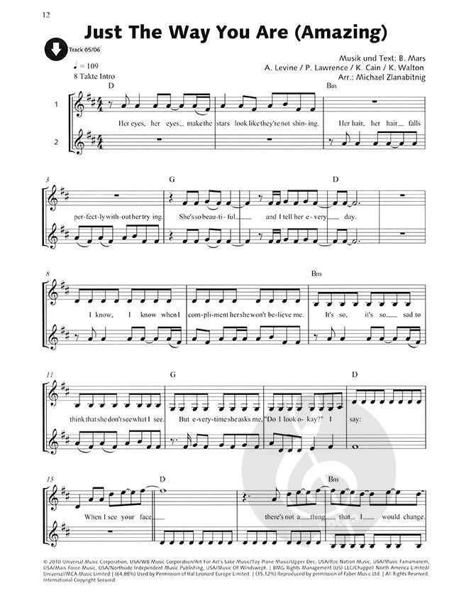 2 BEST OF Noten für Geige Stimme Zlanabitnig: POP FOR VIOLIN ED23117 