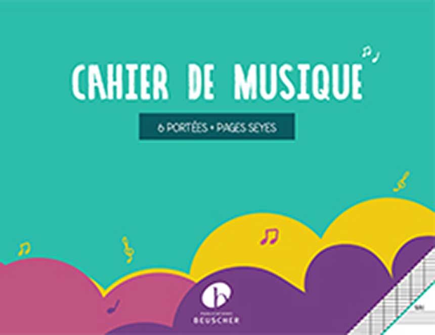 Cahier de musique 6 portées et pages d'écriture Seyes » Bücher zur