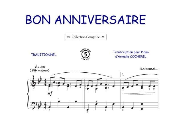 Joyeux Anniversaire Songbucher