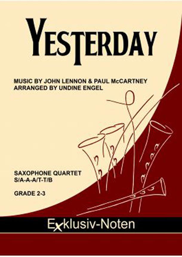 Yesterday von The Beatles » Saxophon Noten