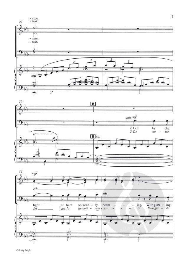 O Holy Night Von Adolphe Charles Adam Download Noten F r Gemischten 
