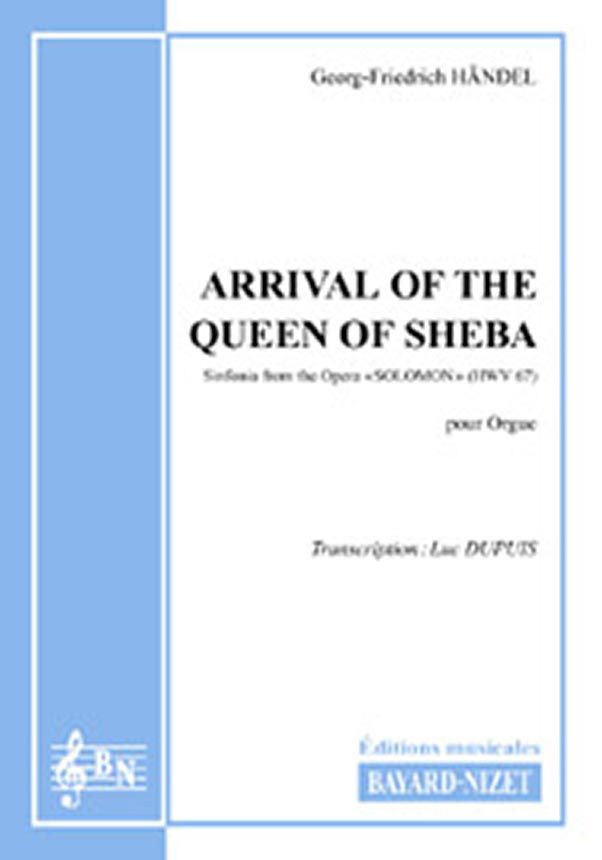 Arrival of the Queen of Sheba von Friedrich Händel » Orgel Noten