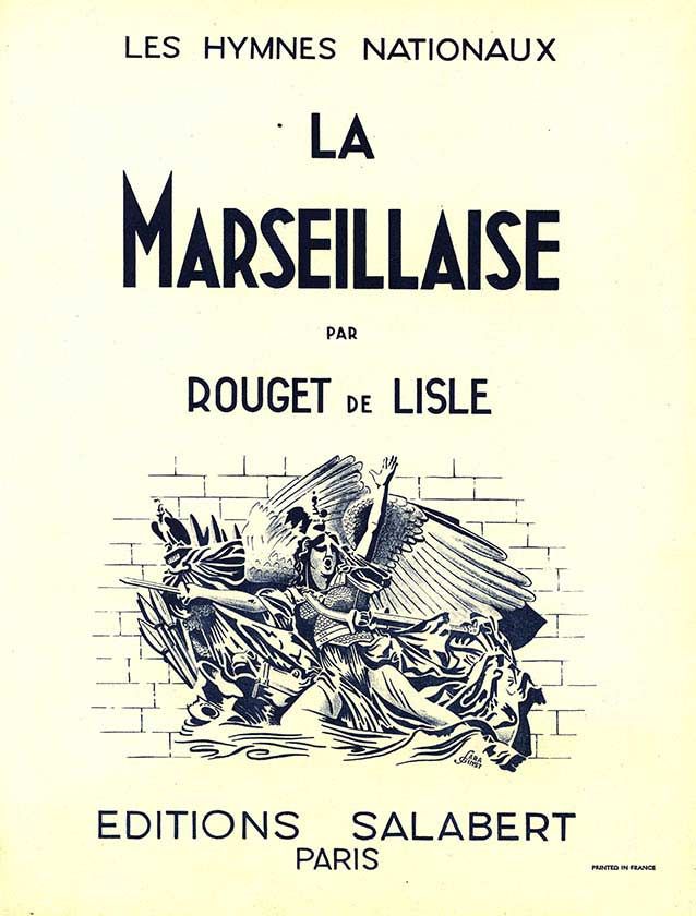 La Marseillaise von Claude Joseph Rouget de L'Isle » Noten für Gesang - SALAB1189