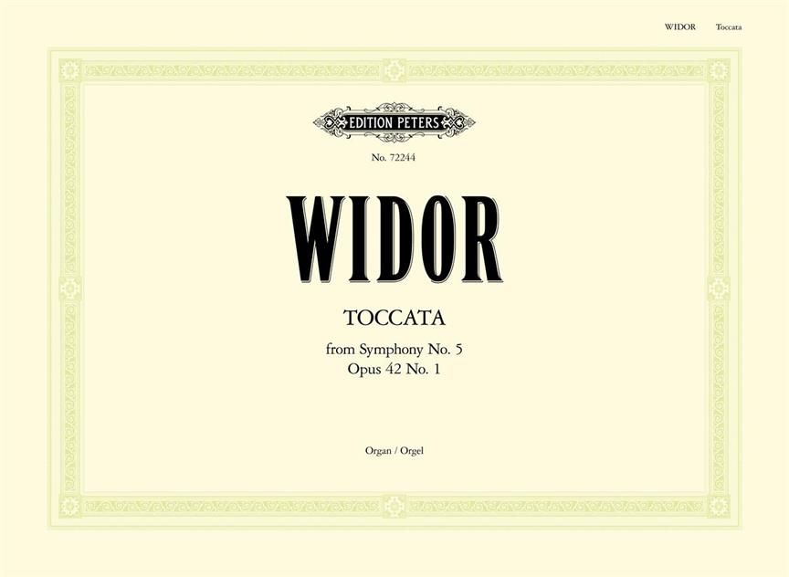 Toccata op. 42/1 von Charles-Marie Widor » Noten für Orgel
