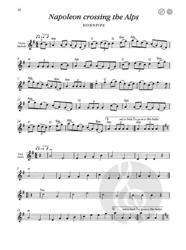 Klezmer Fiddler : Musique Traditionnelle De Violon Du Monde Entier - Partition Pour 2 Violons Et Guitare Optionnelle